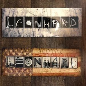 Personal Prints name sign featuring Leonhard
